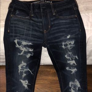 American Eagle Distressed Jegging Jeans